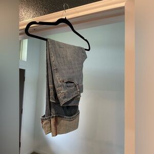 Ann Taylor Loft cropped and cuffed jeans